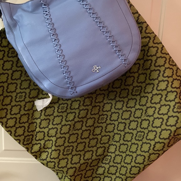 orYANY.  NEW WITH DUSTBAG. BEAUTIFUL SKYBLUE BAG. 100% LEATHER.  NWT - Picture 10 of 13